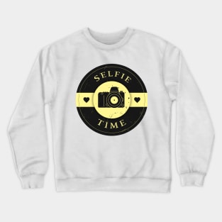 Selfie photo print Crewneck Sweatshirt